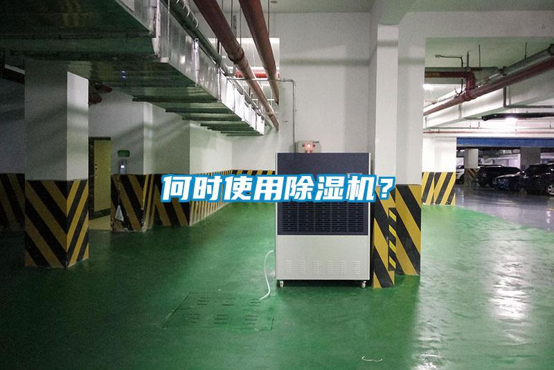 何時使用除濕機？