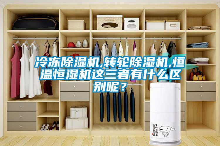 冷凍除濕機,轉(zhuǎn)輪除濕機,恒溫恒濕機這三者有什么區(qū)別呢？