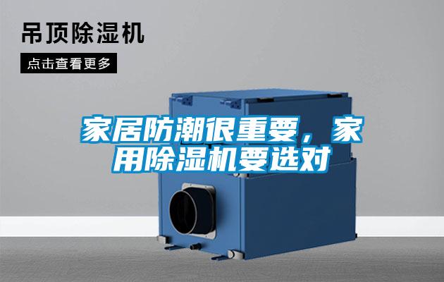 家居防潮很重要，家用除濕機要選對