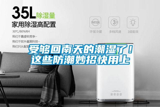 受夠回南天的潮濕了！這些防潮妙招快用上