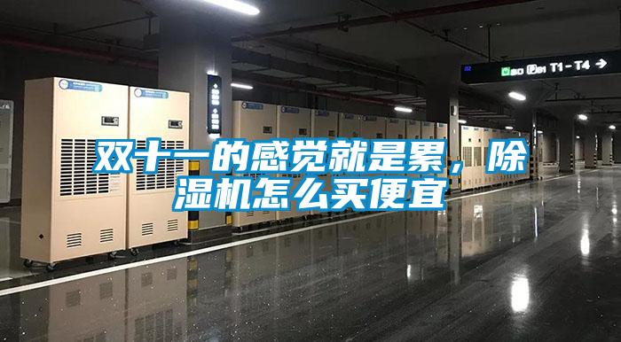 雙十一的感覺(jué)就是累，除濕機(jī)怎么買(mǎi)便宜