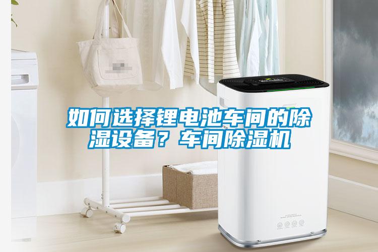 如何選擇鋰電池車間的除濕設(shè)備？車間除濕機