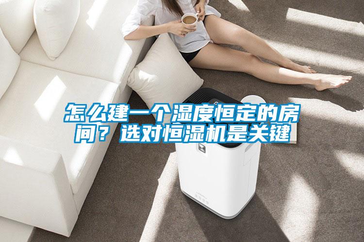 怎么建一個濕度恒定的房間？選對恒濕機是關鍵