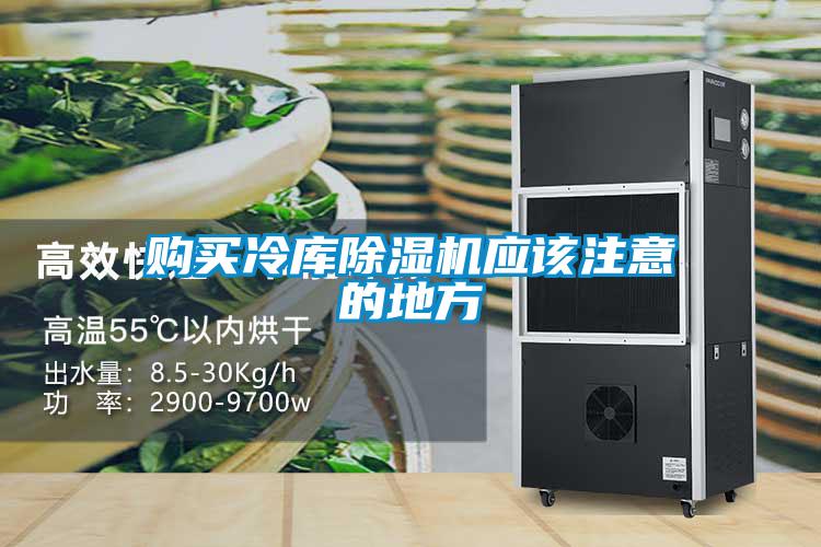 購(gòu)買冷庫(kù)除濕機(jī)應(yīng)該注意的地方