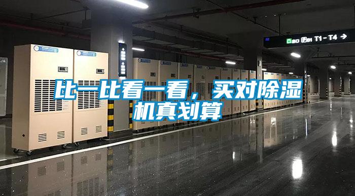 比一比看一看，買對除濕機真劃算