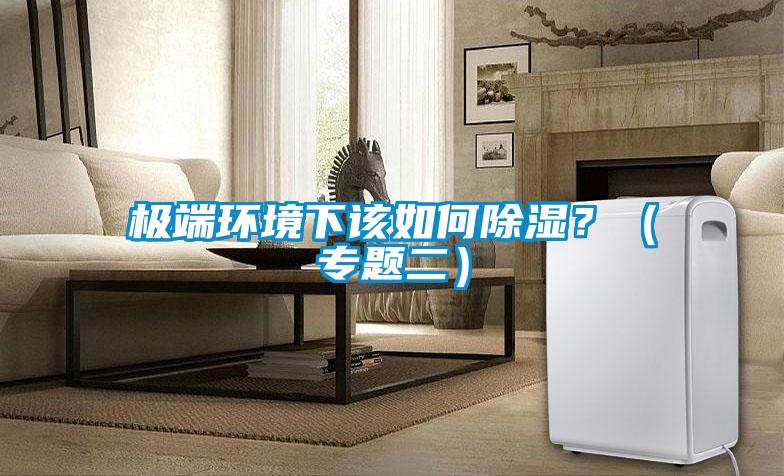 極端環境下該如何除濕？（專題二）