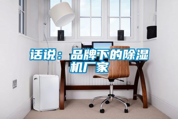 話說(shuō)：品牌下的除濕機(jī)廠家