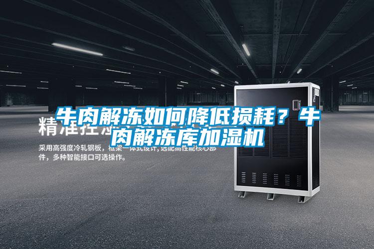 牛肉解凍如何降低損耗？牛肉解凍庫加濕機