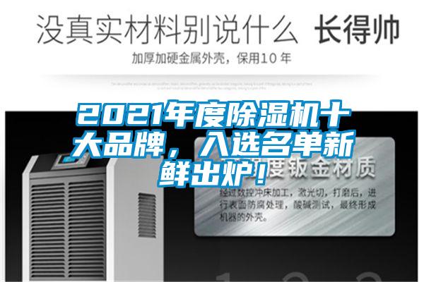 2021年度除濕機十大品牌，入選名單新鮮出爐！