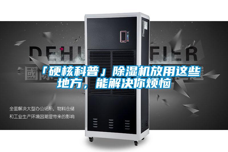 「硬核科普」除濕機放用這些地方，能解決你煩惱