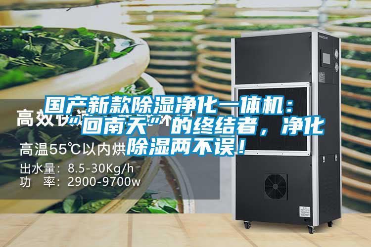 國產新款除濕凈化一體機：“回南天”的終結者，凈化除濕兩不誤！