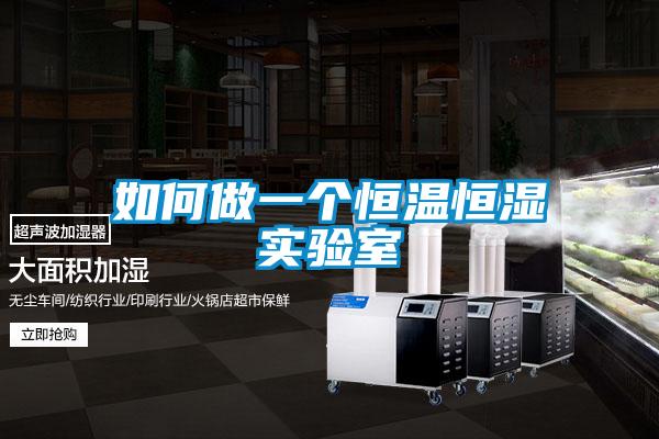 如何做一個恒溫恒濕實(shí)驗(yàn)室