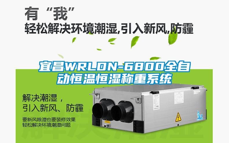 宜昌WRLDN-6800全自動恒溫恒濕稱重系統