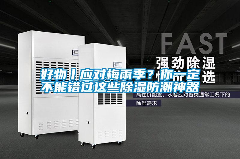 好物丨應對梅雨季？你一定不能錯過這些除濕防潮神器