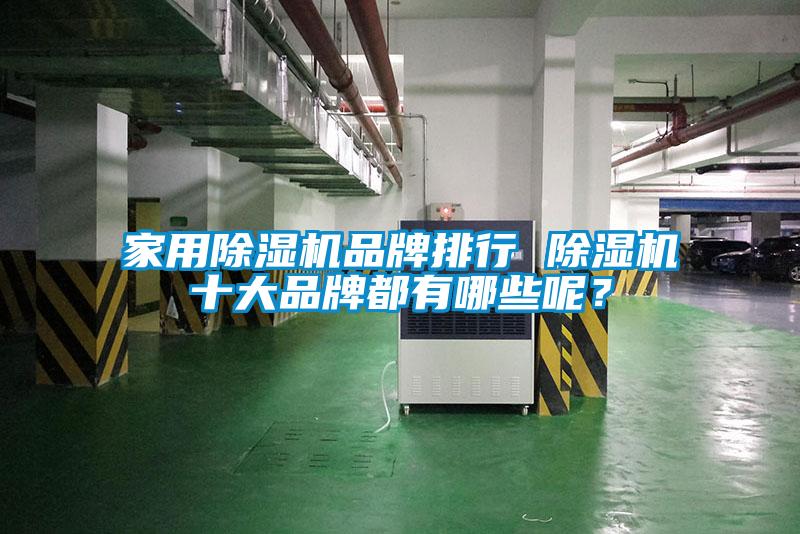 家用除濕機品牌排行 除濕機十大品牌都有哪些呢？