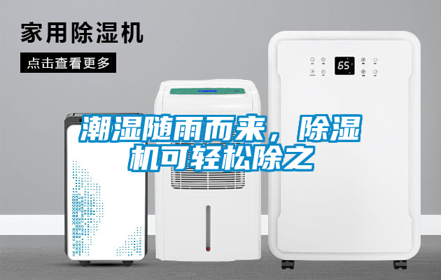 潮濕隨雨而來，除濕機可輕松除之