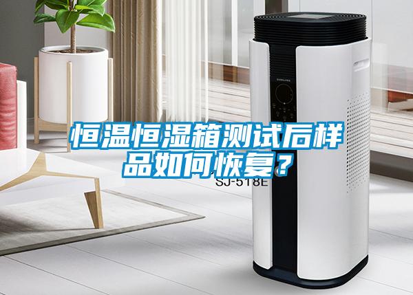 恒溫恒濕箱測(cè)試后樣品如何恢復(fù)？
