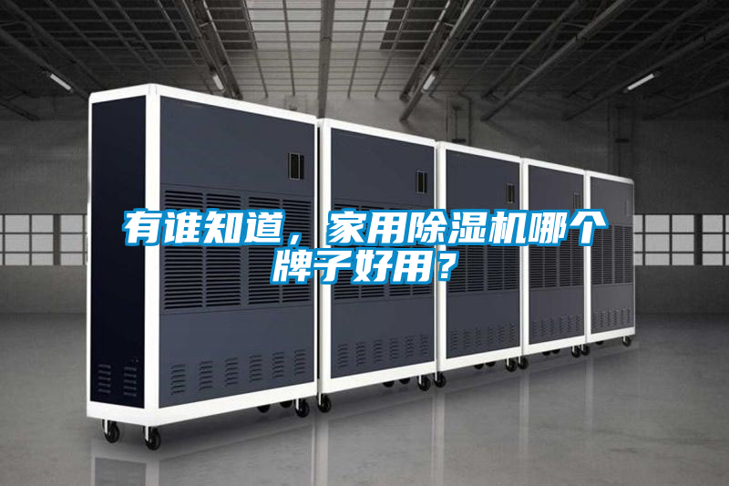 有誰知道，家用除濕機哪個牌子好用？