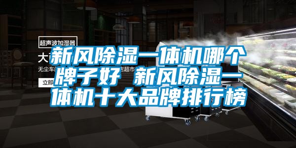 新風(fēng)除濕一體機哪個牌子好 新風(fēng)除濕一體機十大品牌排行榜