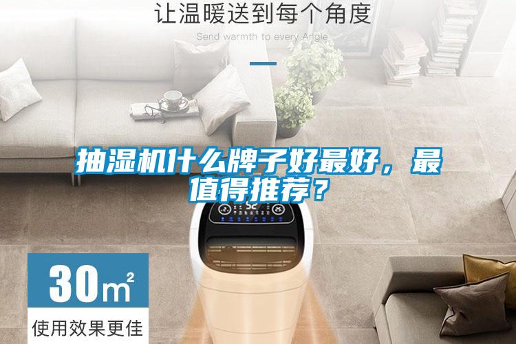 抽濕機什么牌子好最好，最值得推薦？