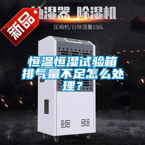 恒溫恒濕試驗箱排氣量不足怎么處理？