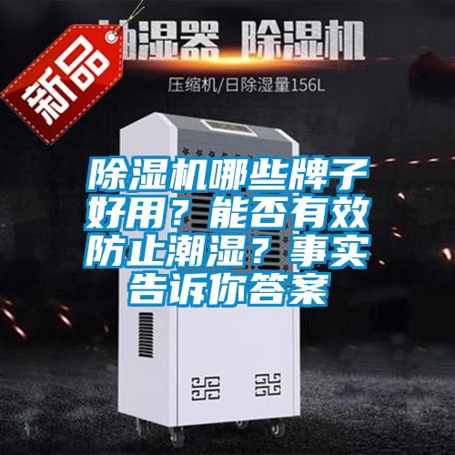 除濕機哪些牌子好用？能否有效防止潮濕？事實告訴你答案