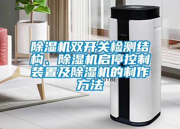 除濕機雙開關檢測結構、除濕機啟?？刂蒲b置及除濕機的制作方法