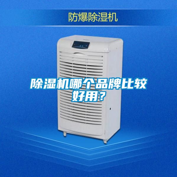 除濕機哪個品牌比較好用？