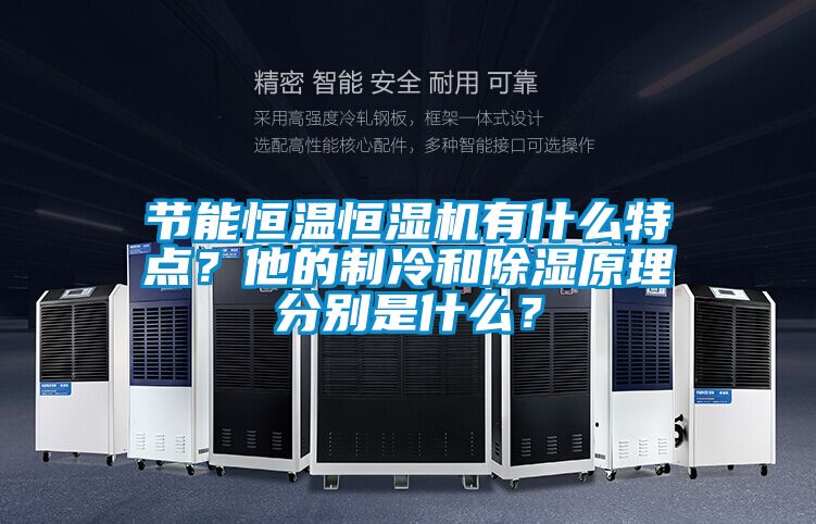 節能恒溫恒濕機有什么特點?他的制冷和除濕原理分別是什么?