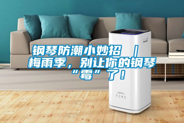 鋼琴防潮小妙招 ｜ 梅雨季，別讓你的鋼琴“霉”了！
