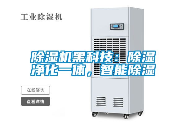 除濕機(jī)黑科技：除濕凈化一體，智能除濕