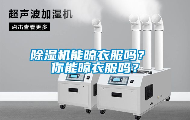 除濕機(jī)能晾衣服嗎？ 你能晾衣服嗎？